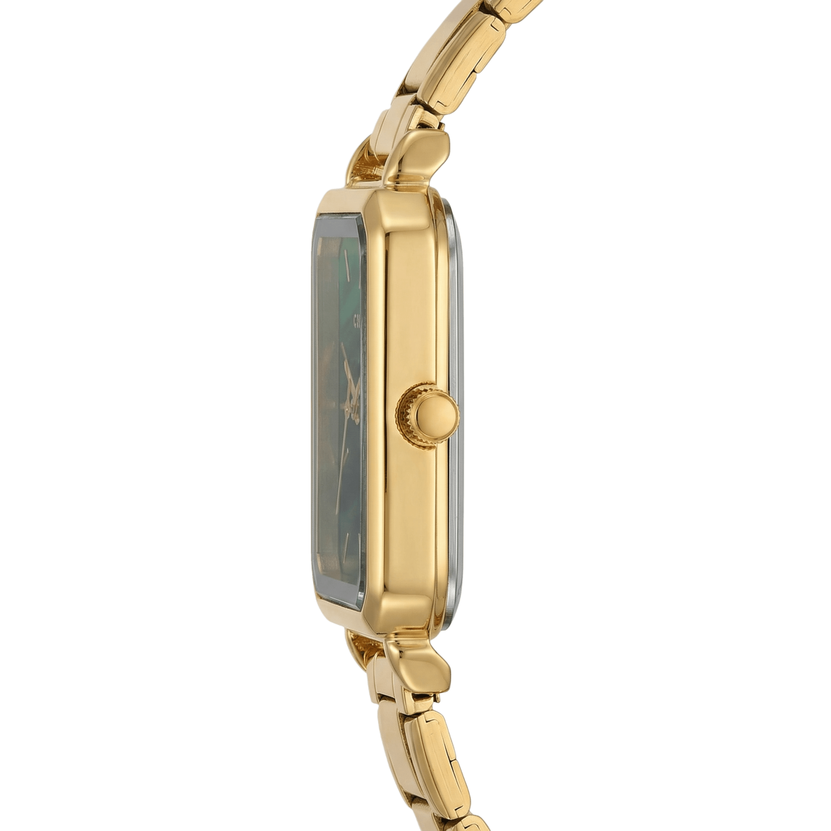 Como – Gold mit smaragdgrünem Zifferblatt