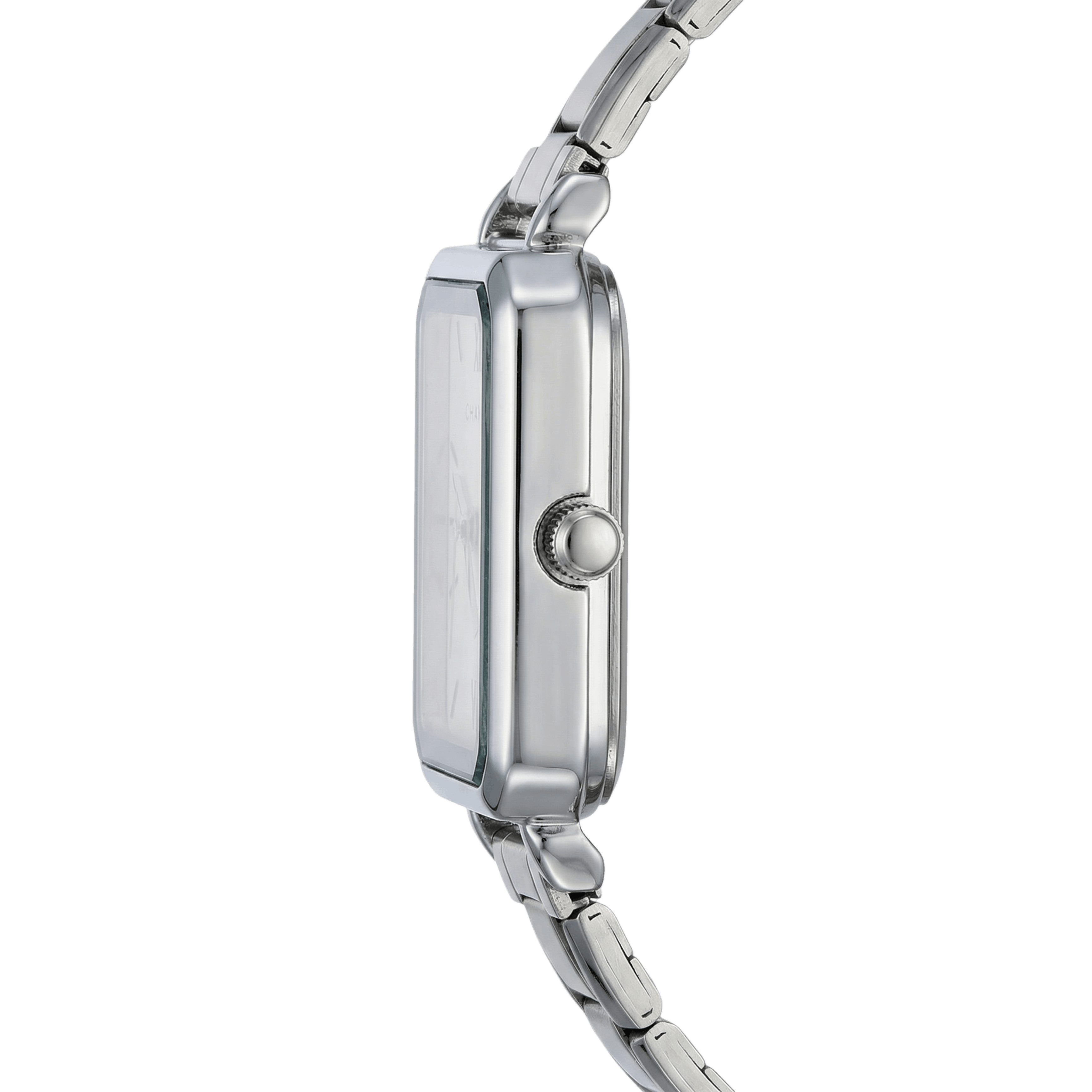 Como – Silber mit weißem Zifferblatt