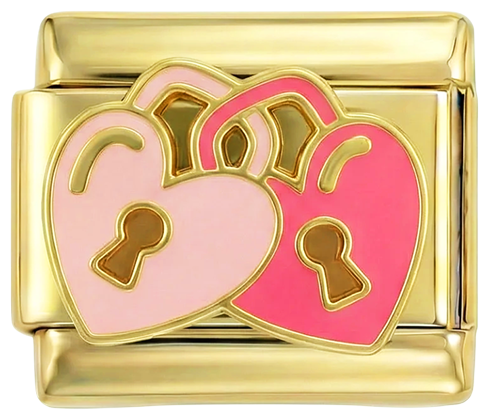 Heart-Shaped Love Locks on Gold - Heart-Shaped-Love-Locks-on-Gold.png