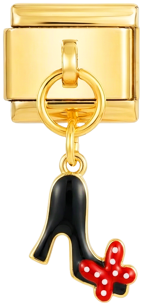Minnies Absatz, in Gold