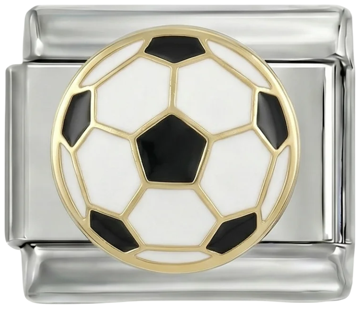 Fußball, auf Silber