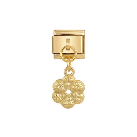 Hanging Flower, on Gold