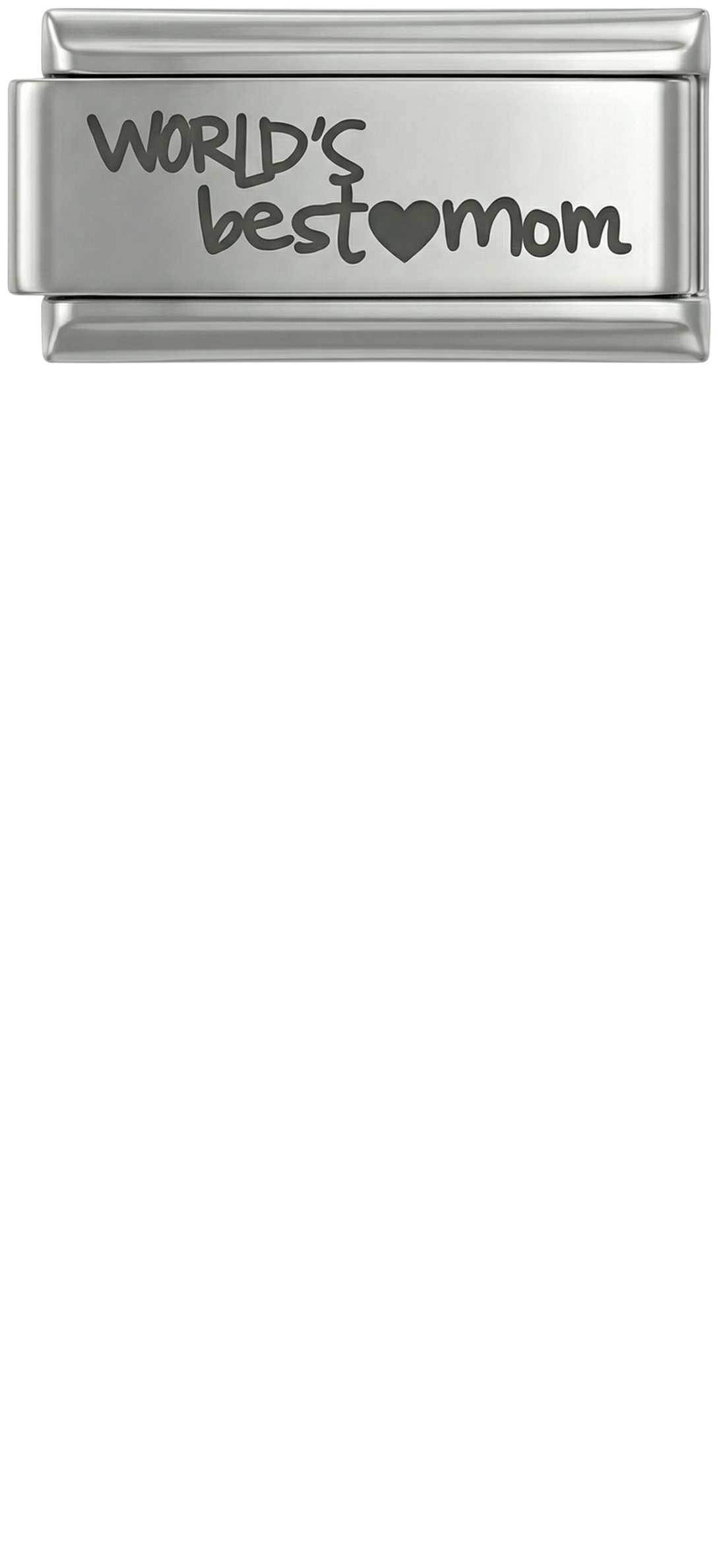 Beste Mama der Welt, auf Silber