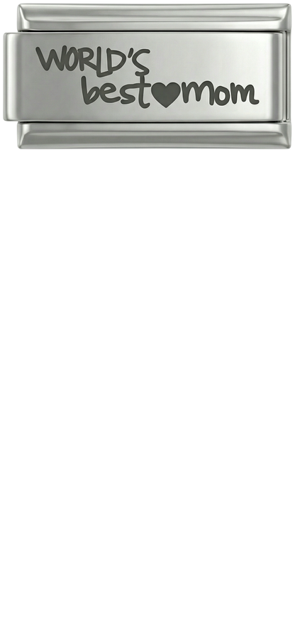 Beste Mama der Welt, auf Silber