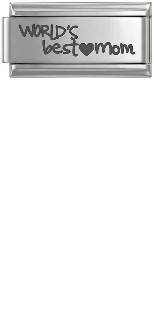 Beste Mama der Welt, auf Silber