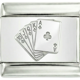 Royal Flush, auf Silber
