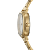Capri-Uhr, Gold – Edition mit weißem Zifferblatt