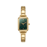 Como-Uhr, Gold – Edition mit smaragdgrünem Zifferblatt