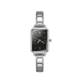 Como Watch Silver – Black Dial Edition