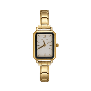 Como Uhr Gold – Edition mit weißem Zifferblatt