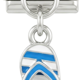 Flip-Flops, an Silber hängend