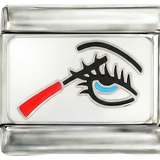 Mascara auf Silber