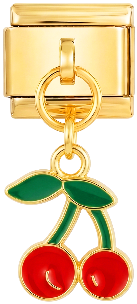 Paar goldener Kirschen