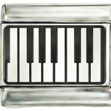 Klavier, auf Silber