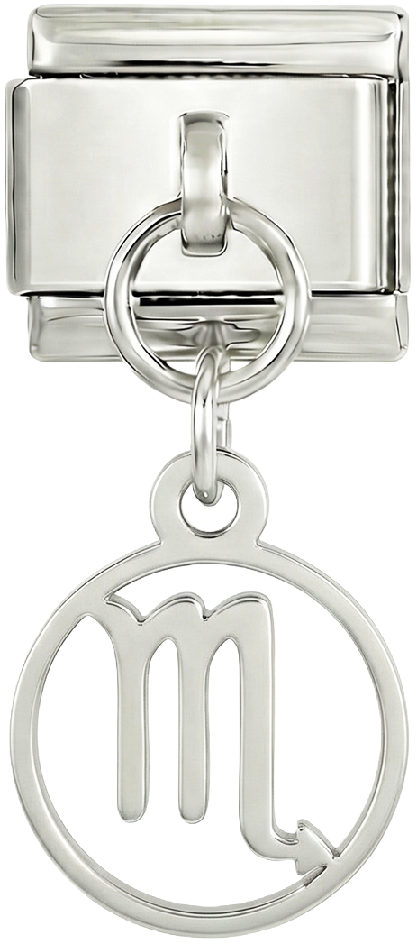 Sternzeichen Skorpion, in Silber