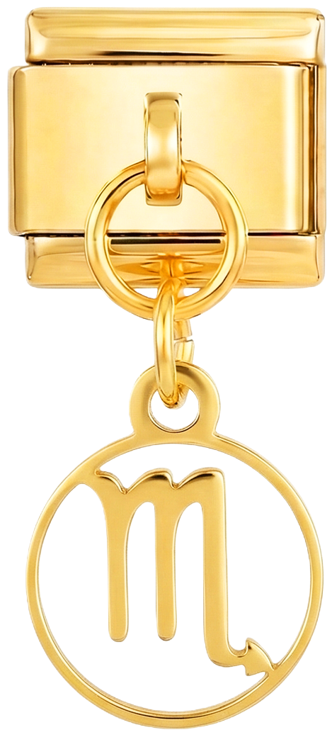 Noch hinzuzufügen – Skorpion-Symbol zum Aufhängen, in Gold