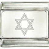 Davidstern, in Silber
