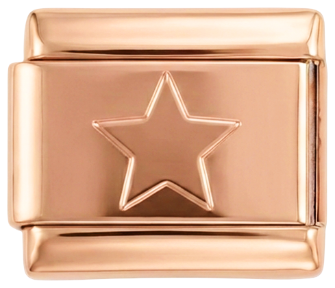 Stern, auf Roségold