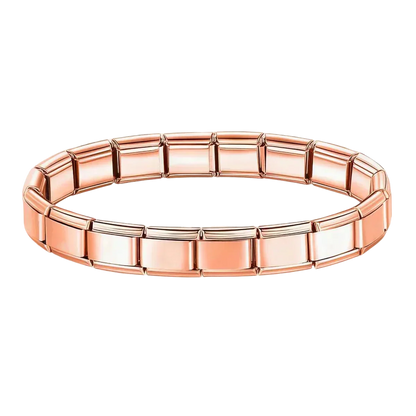Bracciale charms oro rosa